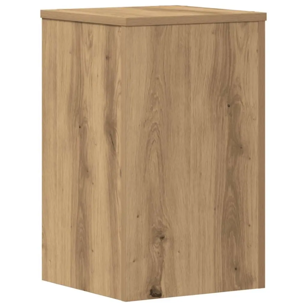 Plant Stand 30x30x50 cm Engineered Wood Brown 2 Piece Flower Display Holder
