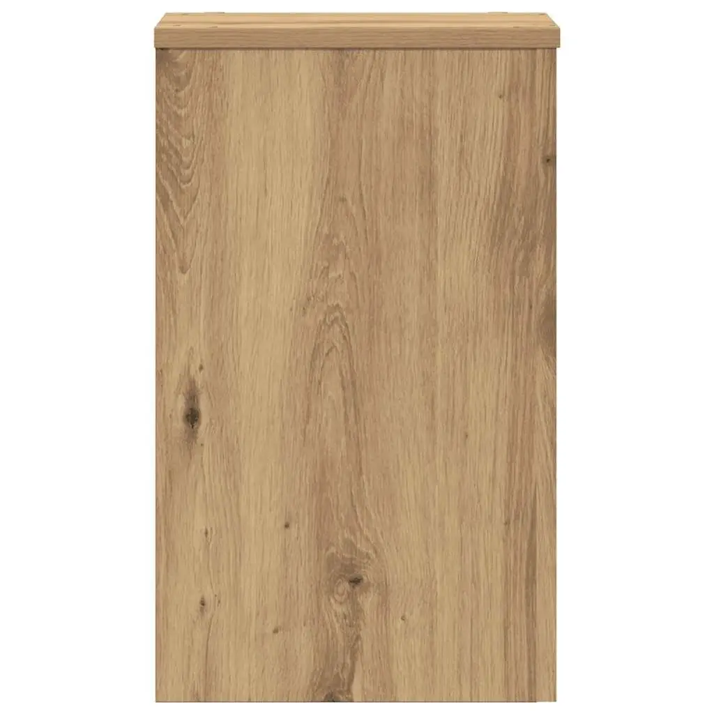 Plant Stand 30x30x50 cm Engineered Wood Brown 2 Piece Flower Display Holder