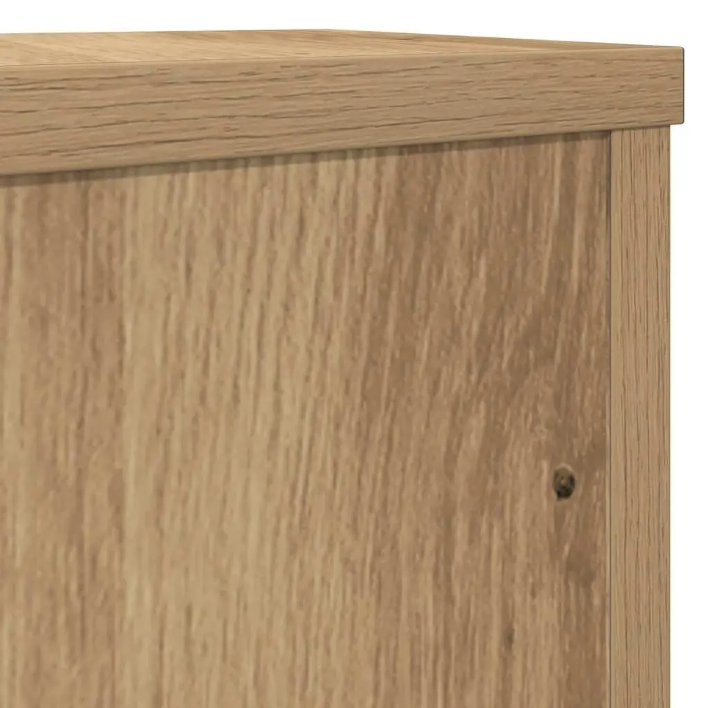 Plant Stand 30x30x50 cm Engineered Wood Brown 2 Piece Flower Display Holder