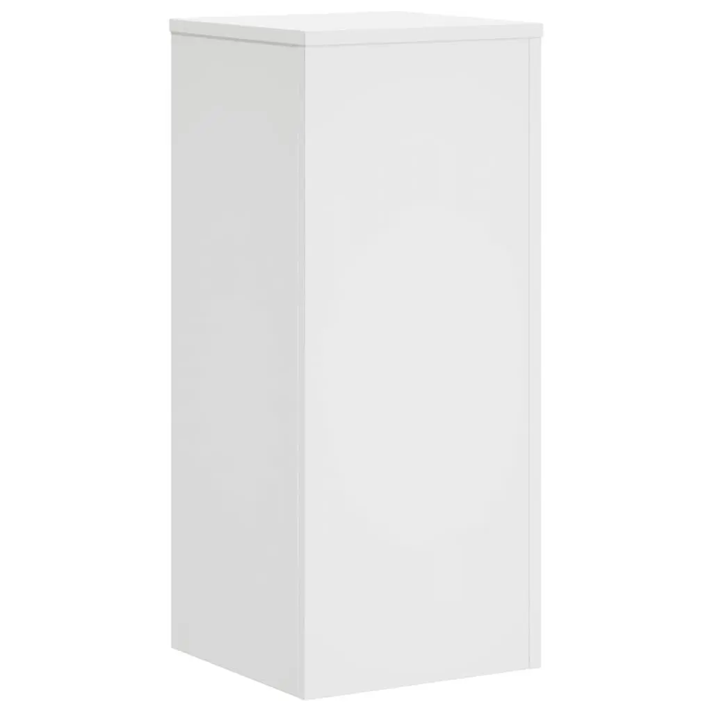 Indoor Plant Stand Engineered Wood White 30x30x70 cm Durable Flower Pot Display 2 Piece
