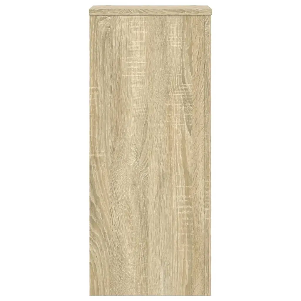 Plant Stands Engineered Wood 30x30x70 cm Brown 2 Piece Flower Display Holder