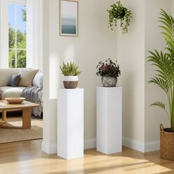 Functional White Plant Stands - Perfect for Indoor Use