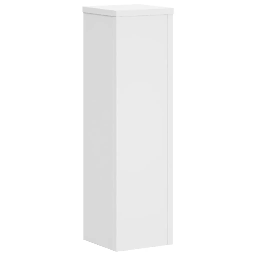 Plant Stands Engineered Wood 17x17x60 cm White 2 Piece