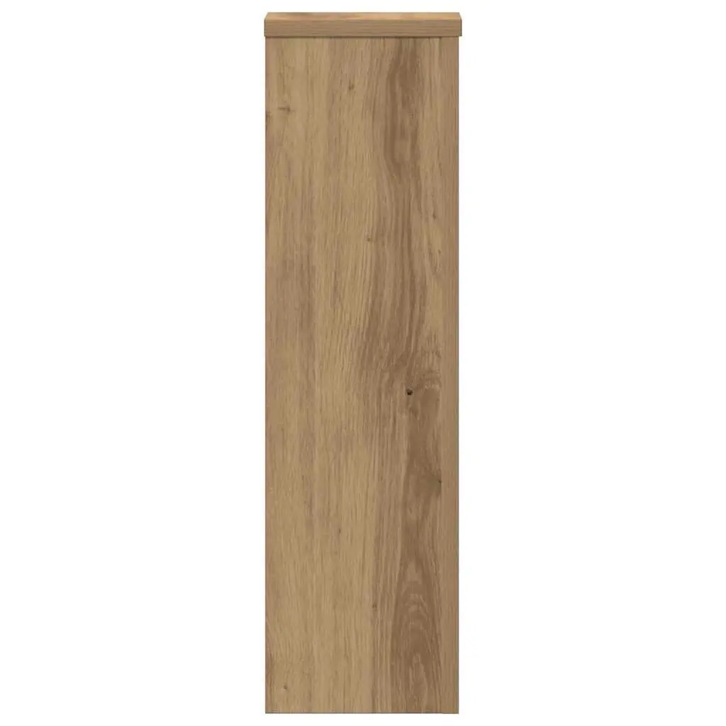 Plant Stands Brown Engineered Wood 17x17x60 cm Display Set of 2