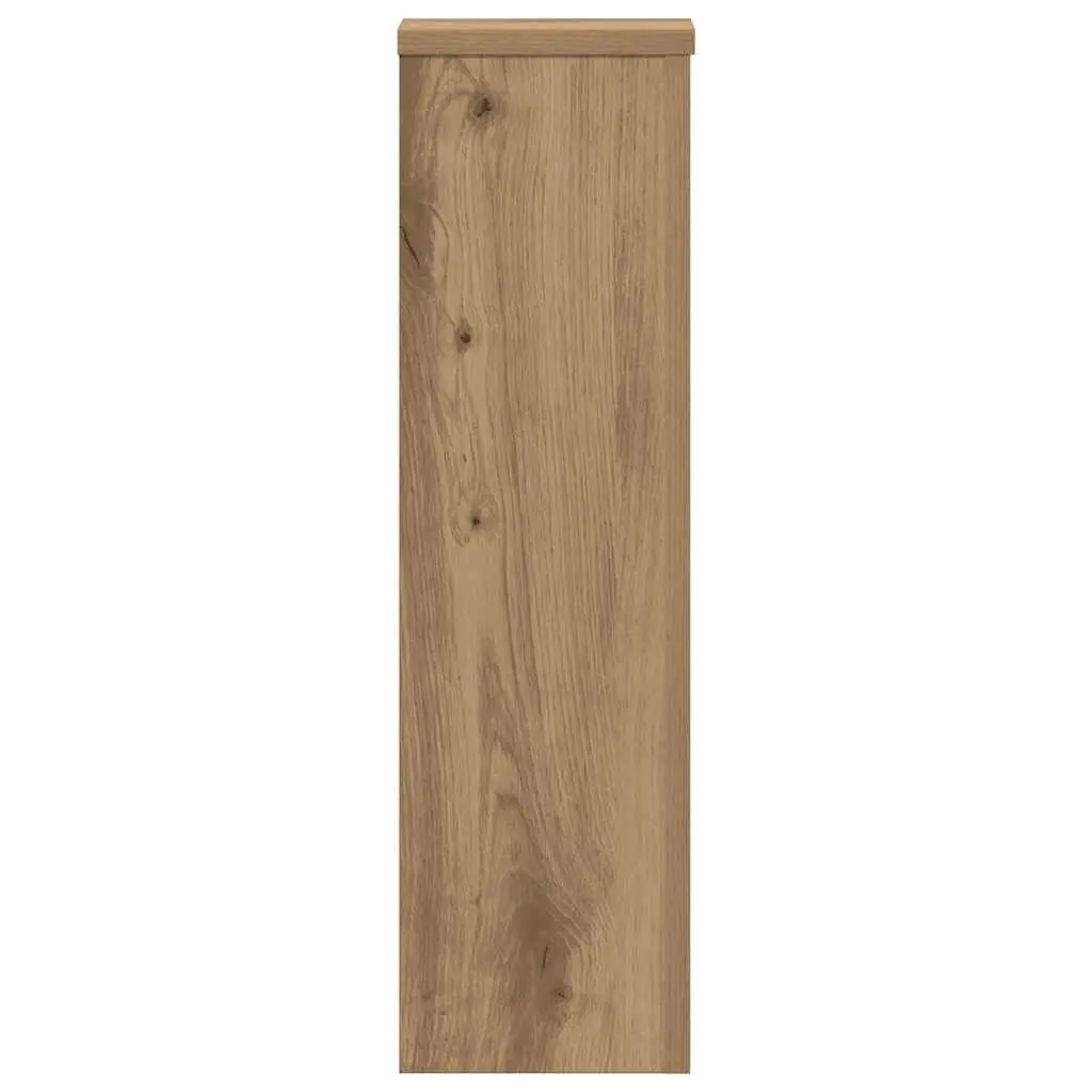 Plant Stands Brown Engineered Wood 17x17x60 cm Display Set of 2