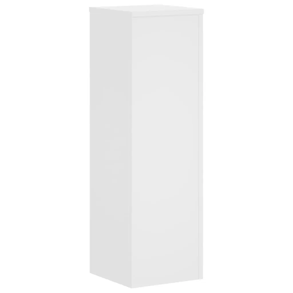 Plant Stands Engineered Wood 25x25x80 cm White 2 Piece