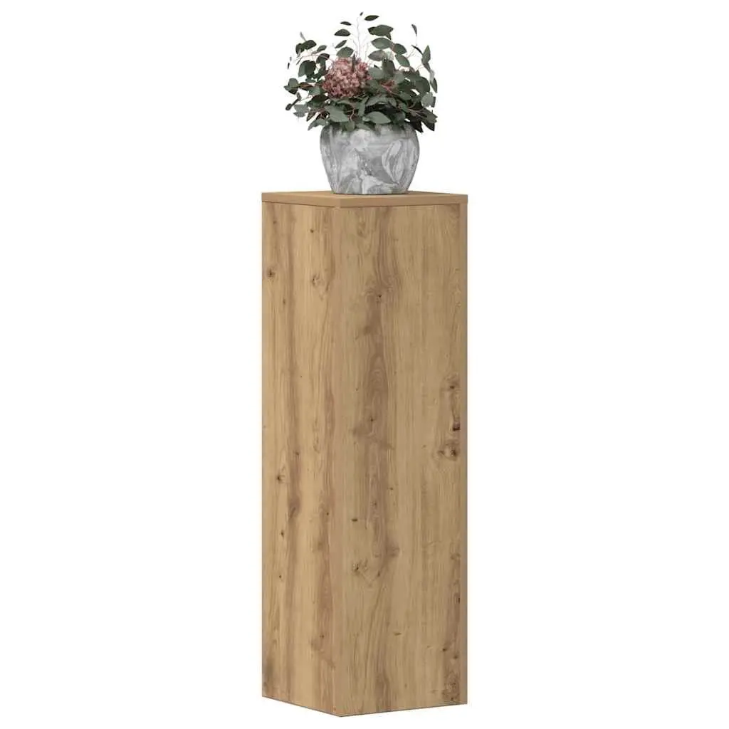Plant Stands 2 pcs Brown 25x25x80 cm Engineered Wood Flower Display Stand
