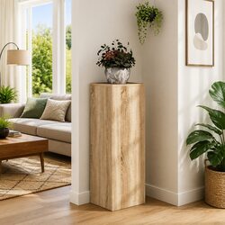Practical Brown Plant Stand for Home Use 33x33x100cm