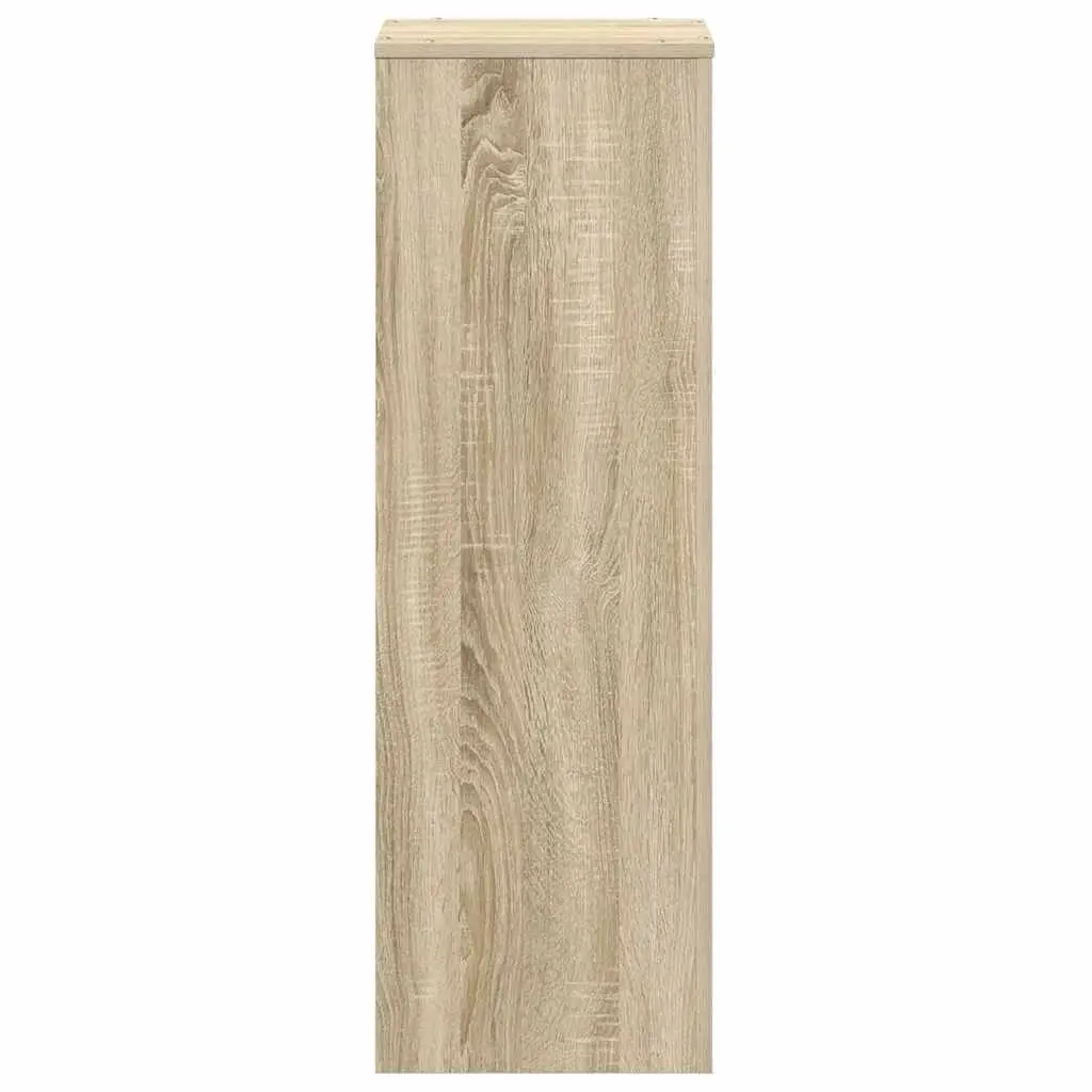 Plant Stand Brown Engineered Wood 33x33x100cm Sturdy Construction for Home Garden Display
