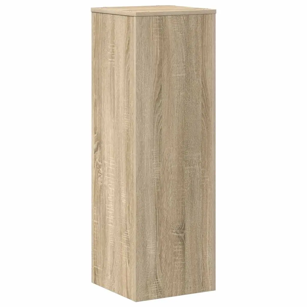 Plant Stand Brown Engineered Wood 33x33x100cm Sturdy Construction for Home Garden Display