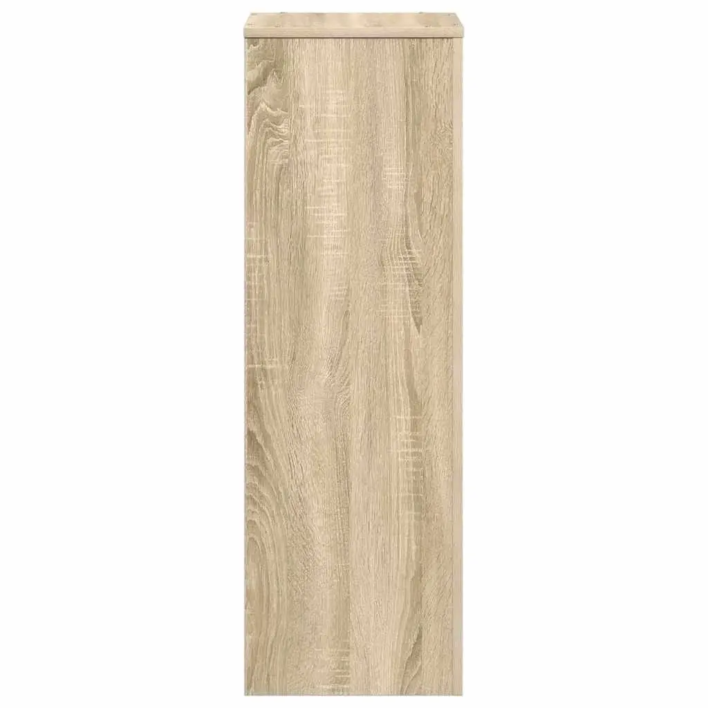 Plant Stand Brown Engineered Wood 33x33x100cm Sturdy Construction for Home Garden Display
