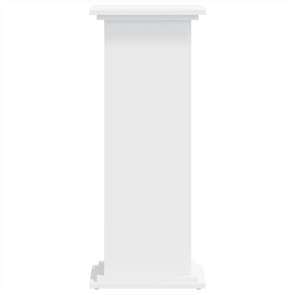 Plant Stand White 33x33x80 cm Engineered Wood Display Pot Holder Decor