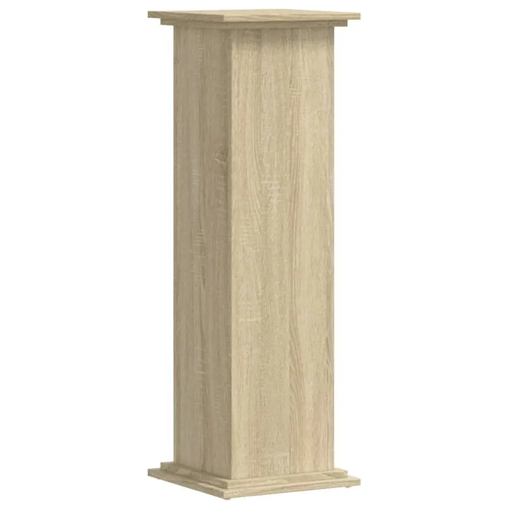 Plant Stand Engineered Wood 33x33x100 cm Brown Display Shelf