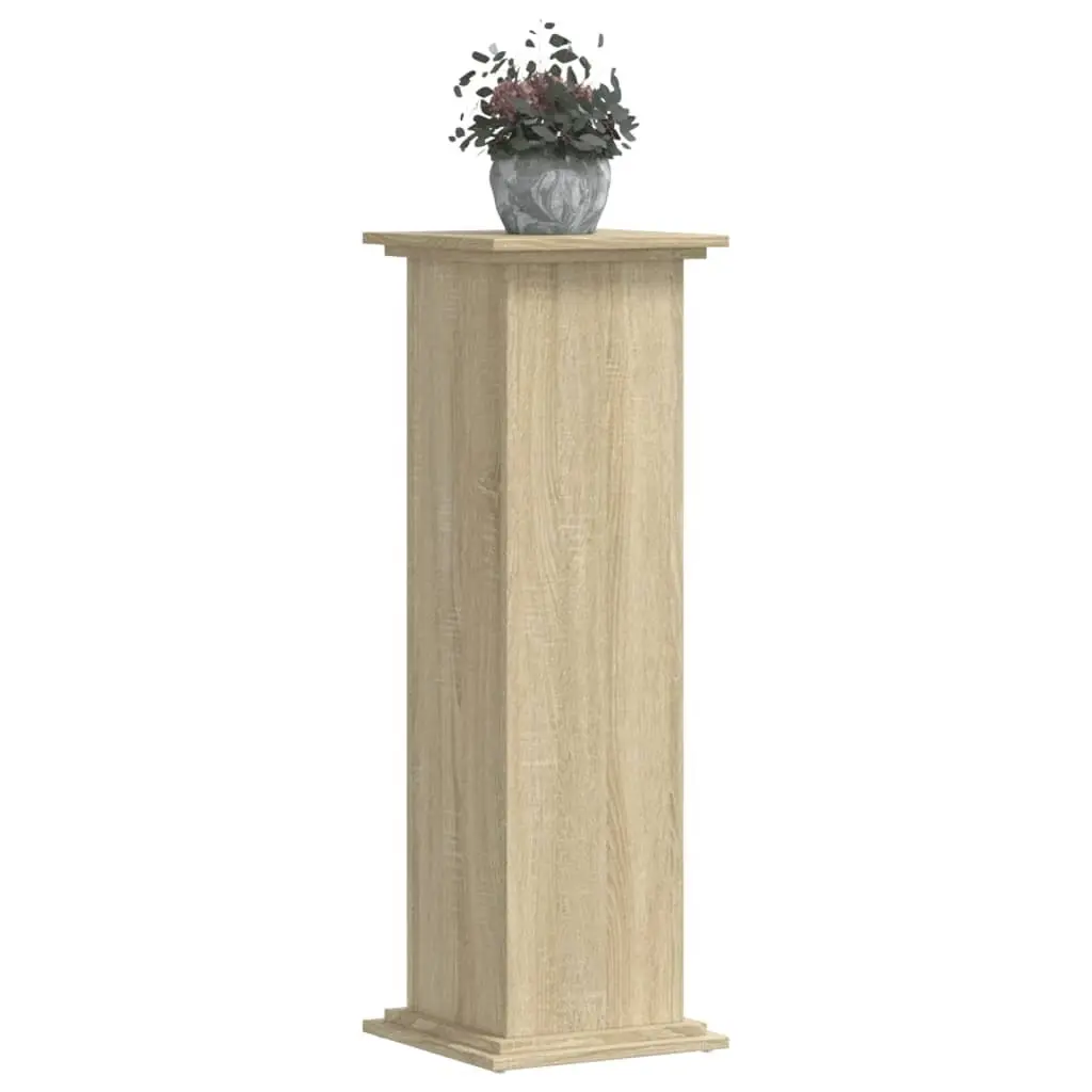 Plant Stand Engineered Wood 33x33x100 cm Brown Display Shelf
