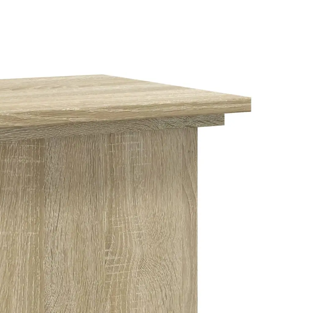 Plant Stand Engineered Wood 33x33x100 cm Brown Display Shelf