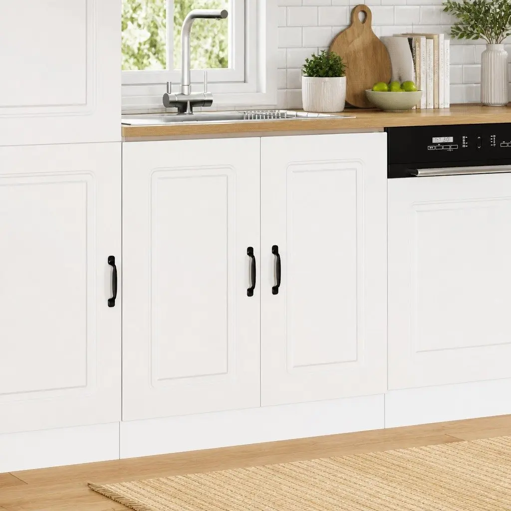 Sink Base Cabinet Engineered Wood 80x46x81.5cm White Organiser