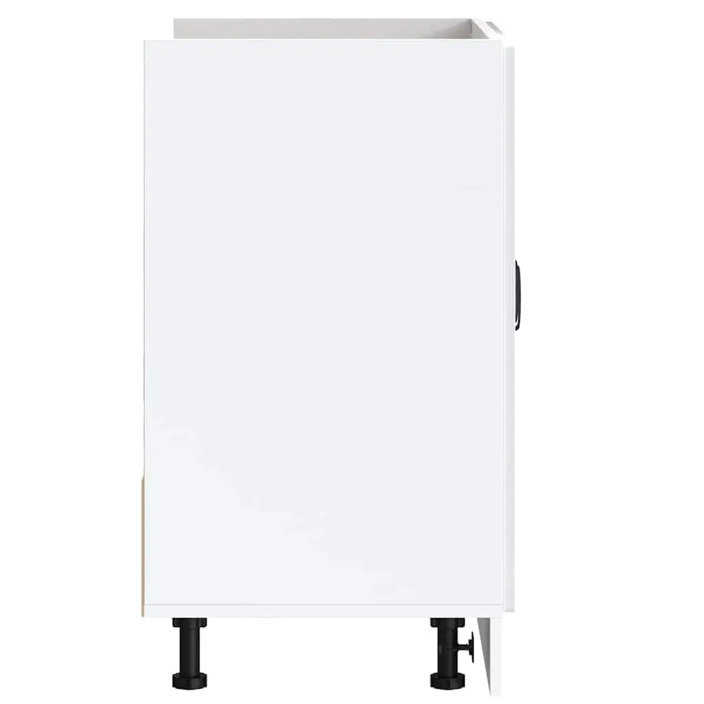 Sink Base Cabinet Engineered Wood 80x46x81.5cm White Organiser