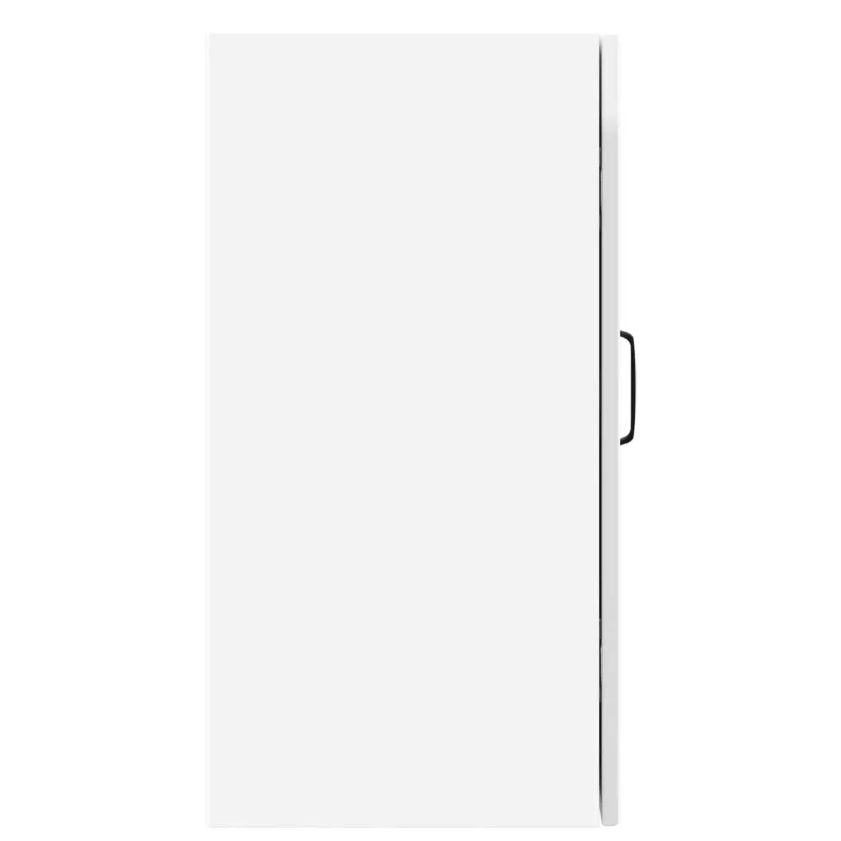Kitchen Cabinet Engineered Wood White High Gloss Wall Storage Cupboard