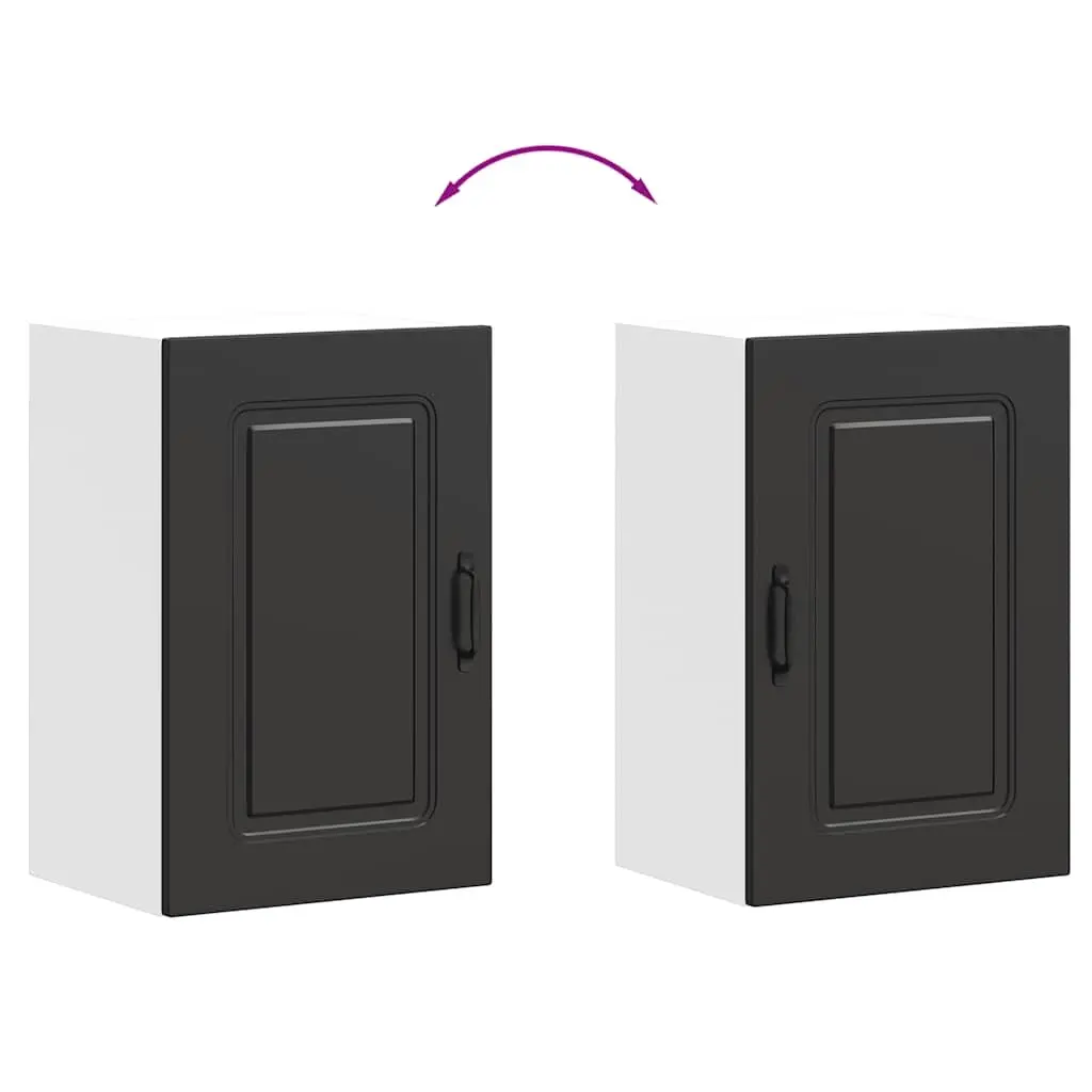 Black Wall Cabinet for Kitchen or Living Space