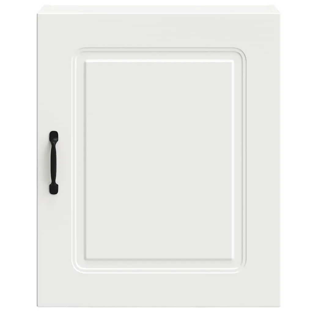 Kitchen Wall Cabinet Engineered Wood White Storage Organizer