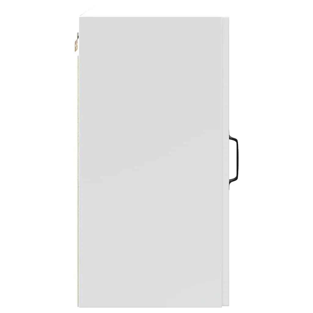 Kitchen Wall Cabinet Engineered Wood White Storage Organizer