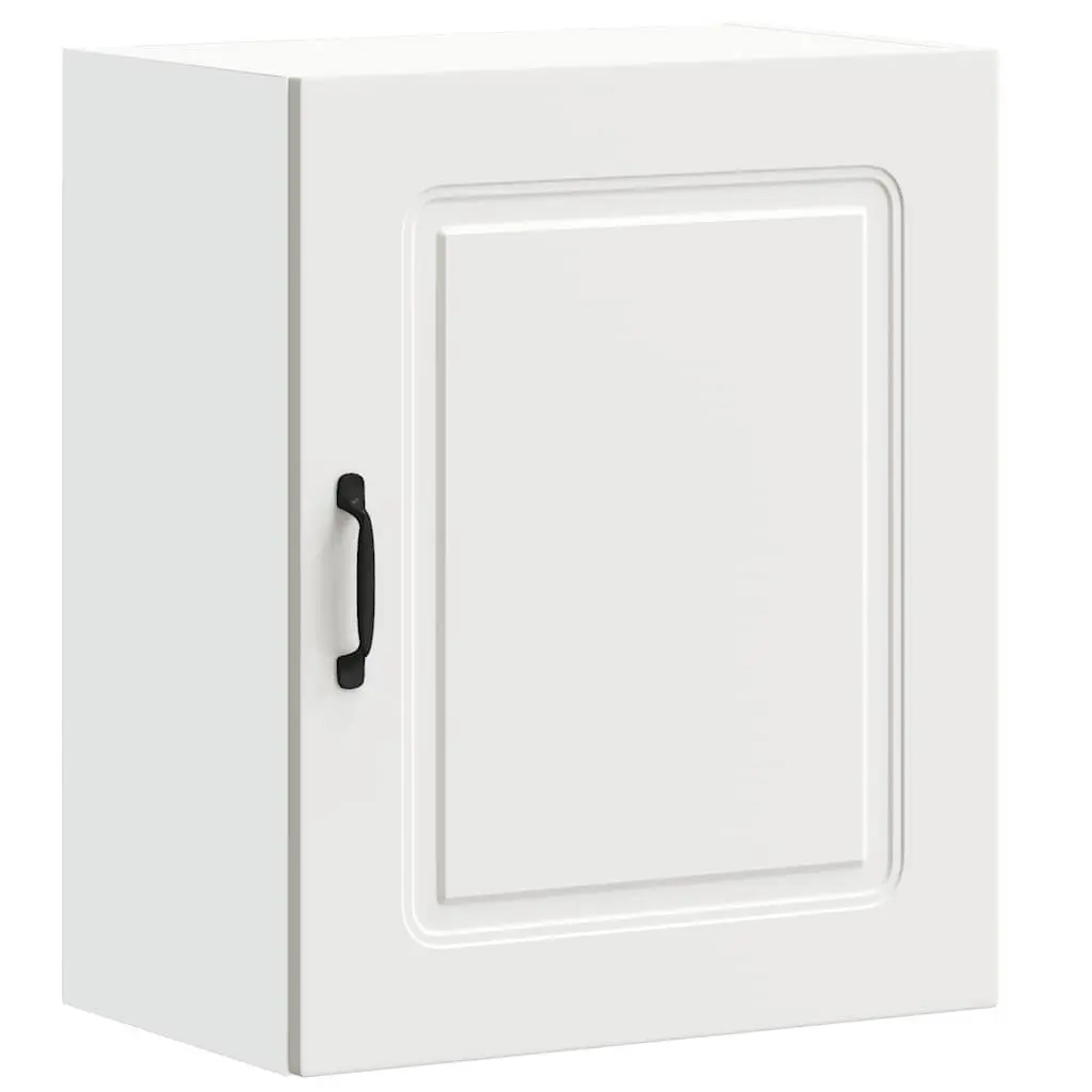 Kitchen Wall Cabinets 2pcs White Engineered Wood Storage Cabinet Cupboards