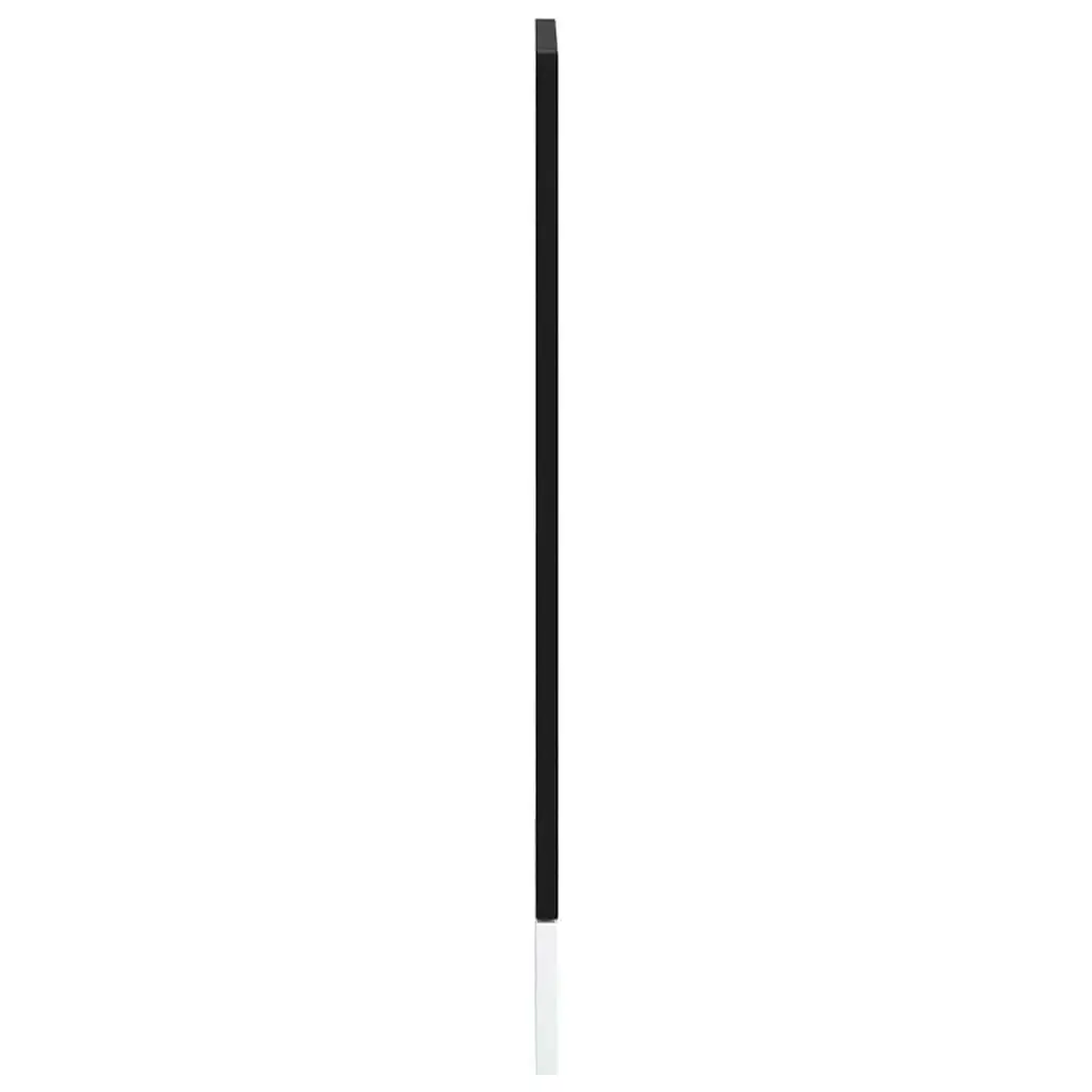 Dishwasher Front Panel Engineered Wood Black 45x1.5x57cm Smooth Surface Kitchen Appliance Cover