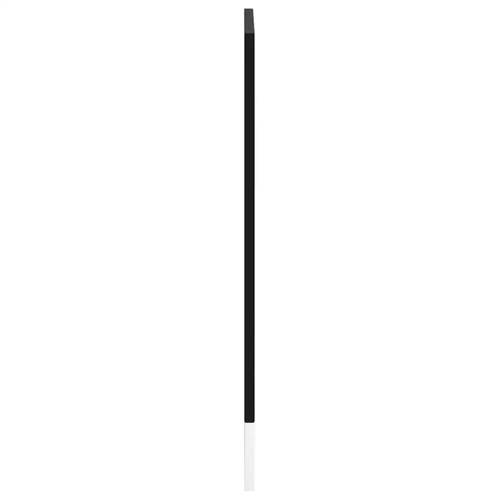 Dishwasher Cover Engineered Wood Black 60cm x 1.5cm x 57cm Moisture Resistant Kitchen Protection Panel