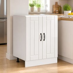 Practical White Sink Base Cabinet for Your Kitchen