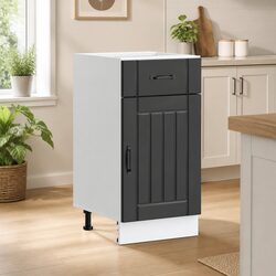 Practical Black Kitchen Cabinet for Everyday Use
