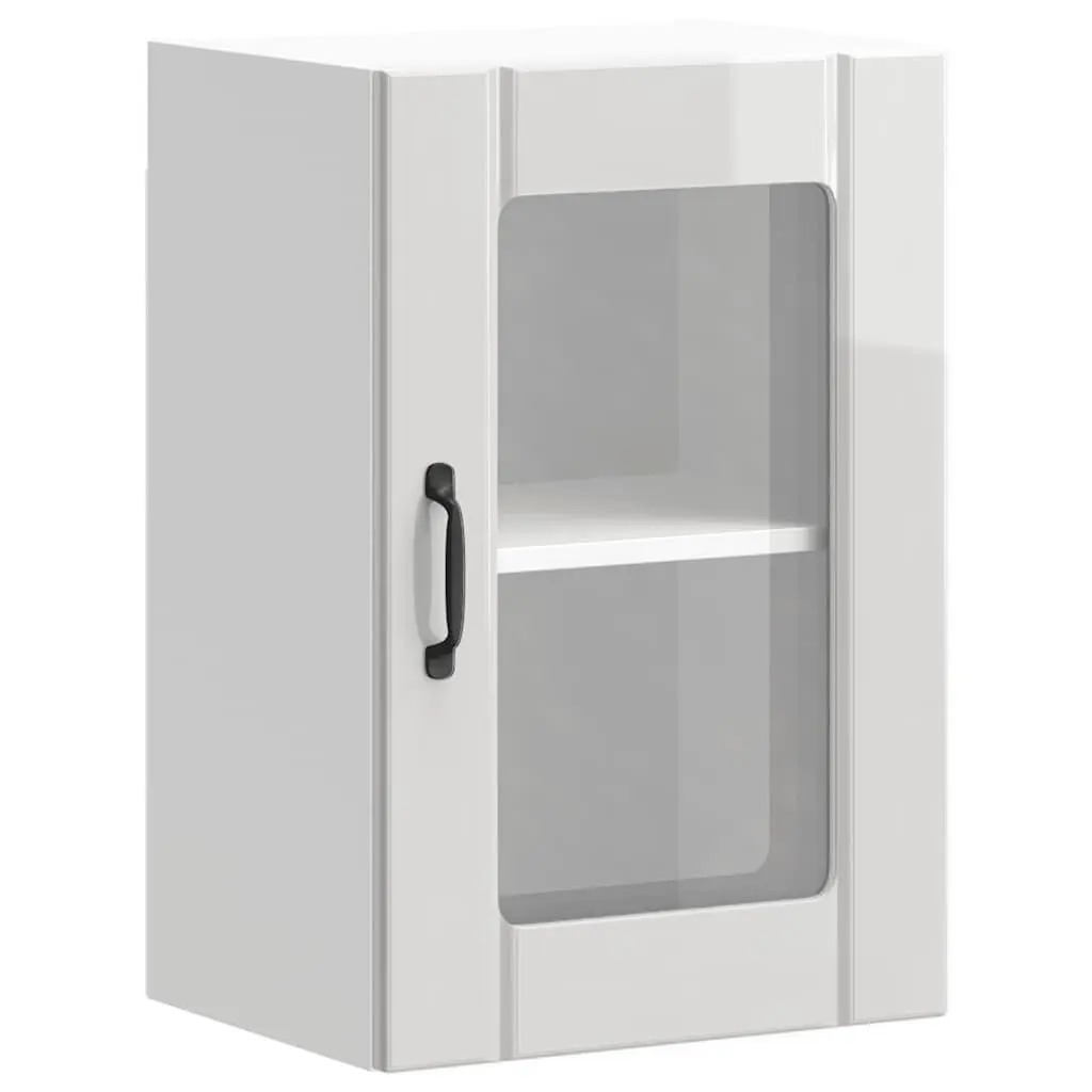 Wall-Mounted Kitchen Cabinet with Glass Door