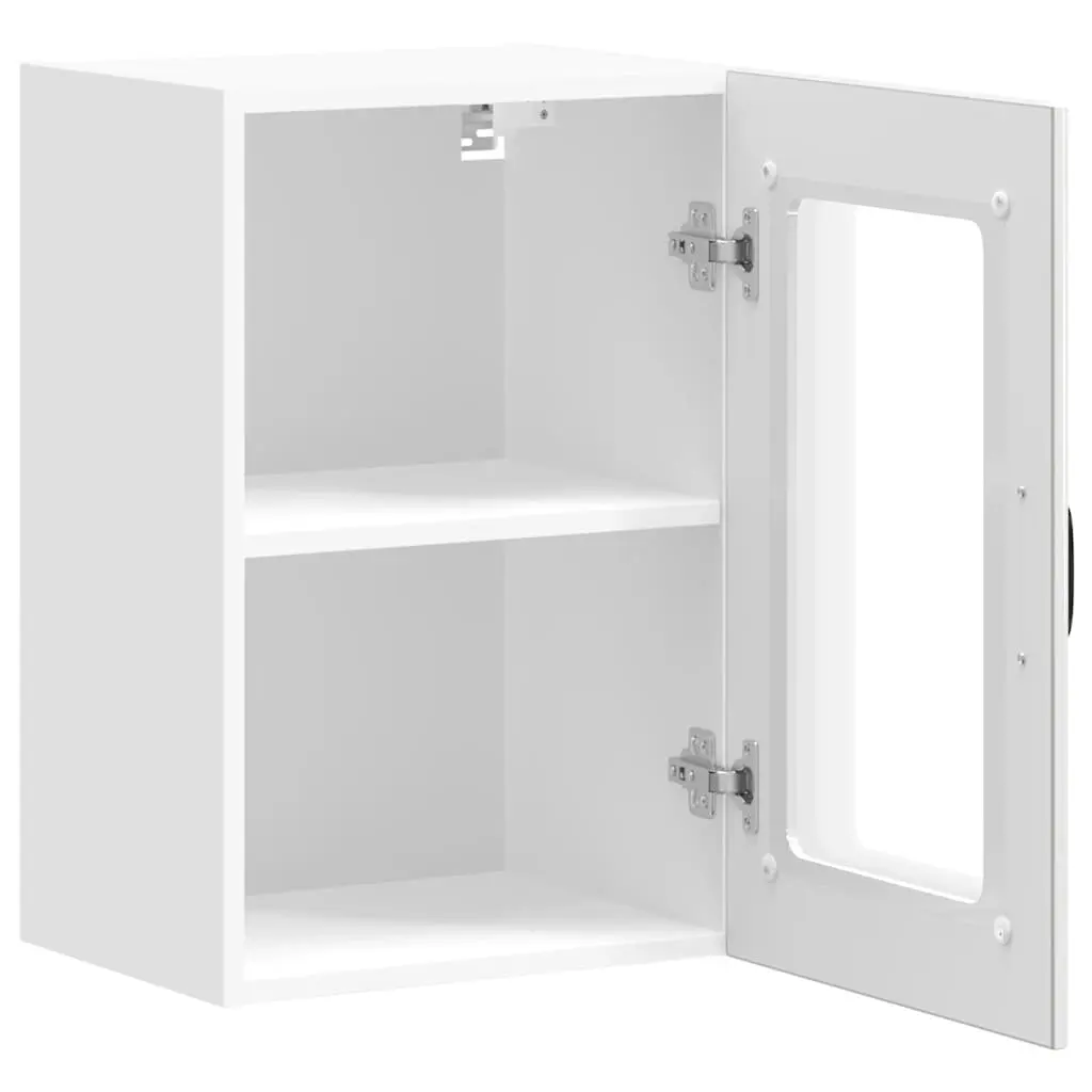 Wall-Mounted Kitchen Cabinet with Glass Door