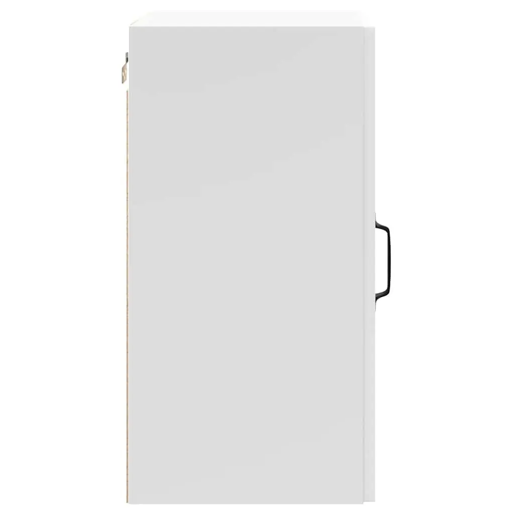 White Engineered Wood Wall Cabinet for Kitchens