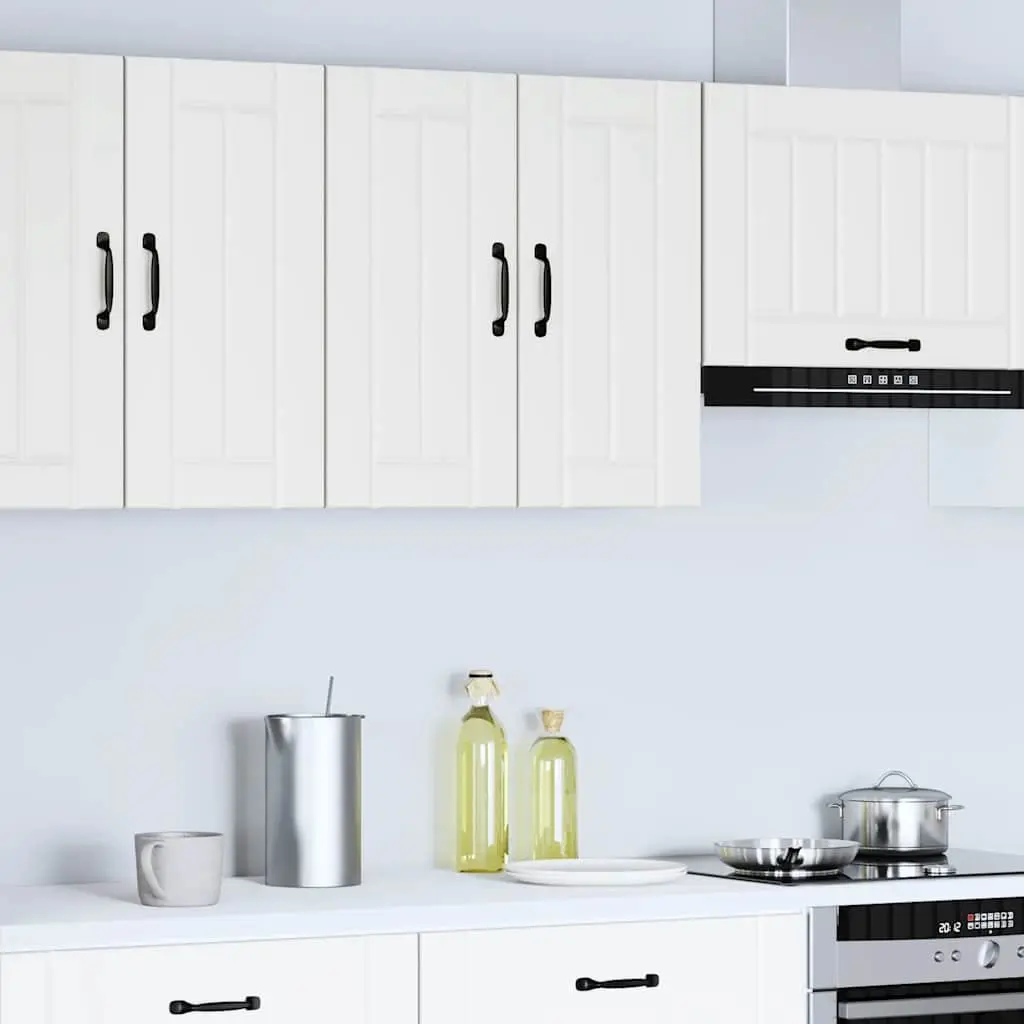 Wall-Mounted Kitchen Storage Cabinet in White