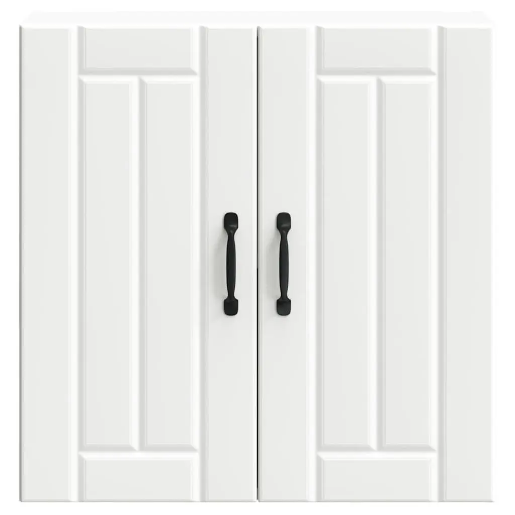 Wall-Mounted Kitchen Storage Cabinet in White