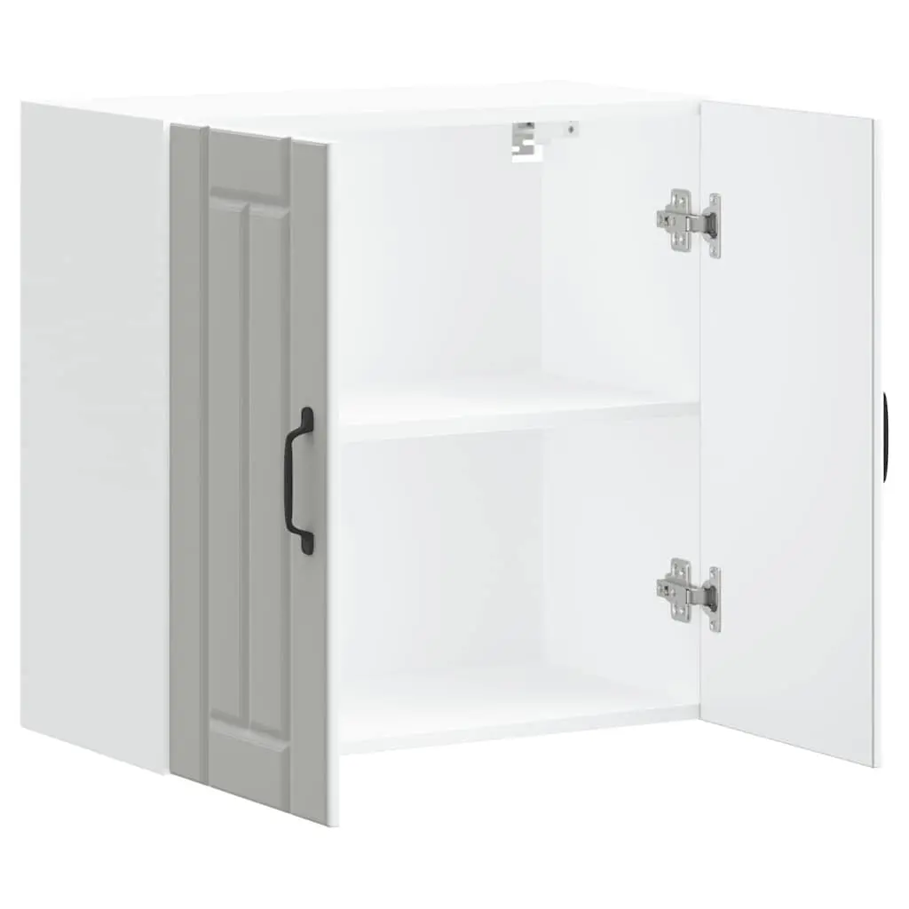 Wall-Mounted Kitchen Storage Cabinet in White