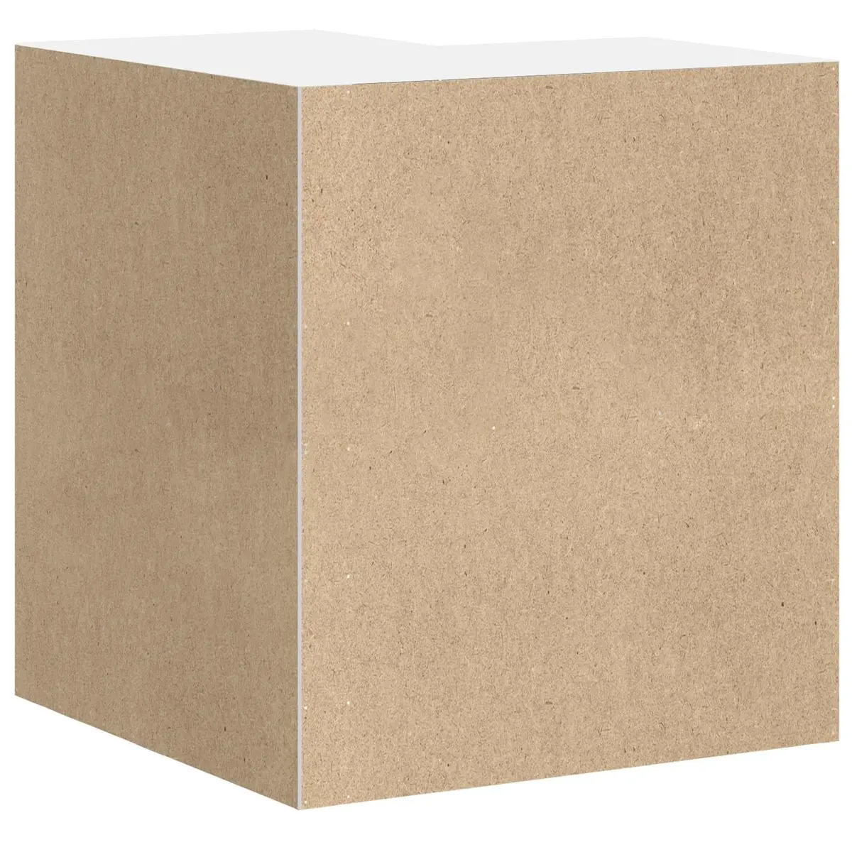 Kitchen Corner Cabinet Engineered Wood Wall-Mounted White High Gloss Storage Cupboard