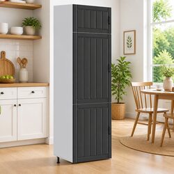 Versatile Black Kitchen Cupboard for Every Home