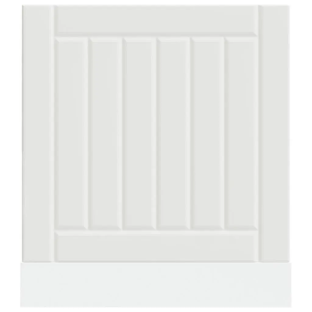 Dishwasher Panel Engineered Wood White Kitchen Cabinet Front Cover