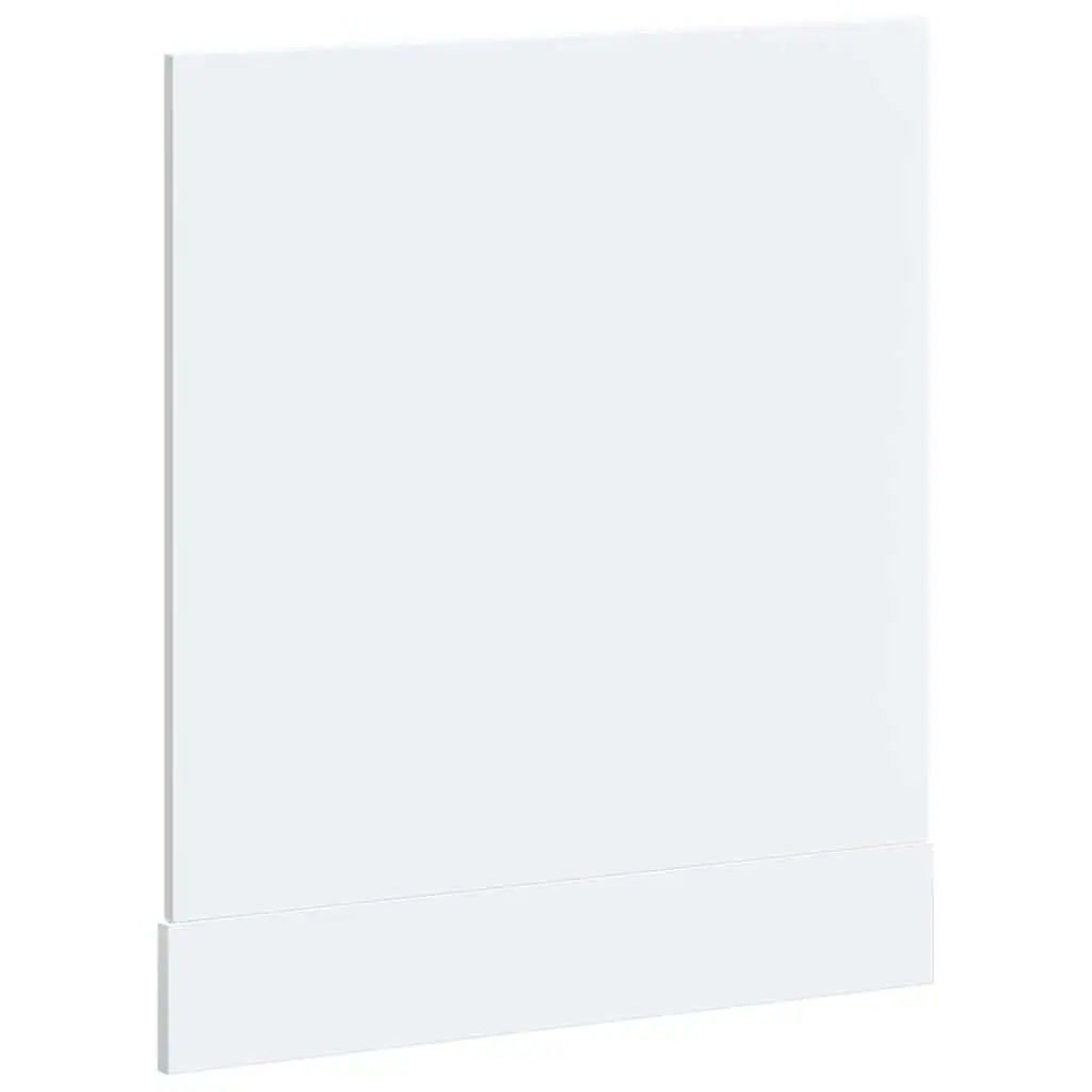Dishwasher Panel Engineered Wood White Kitchen Cabinet Front Cover