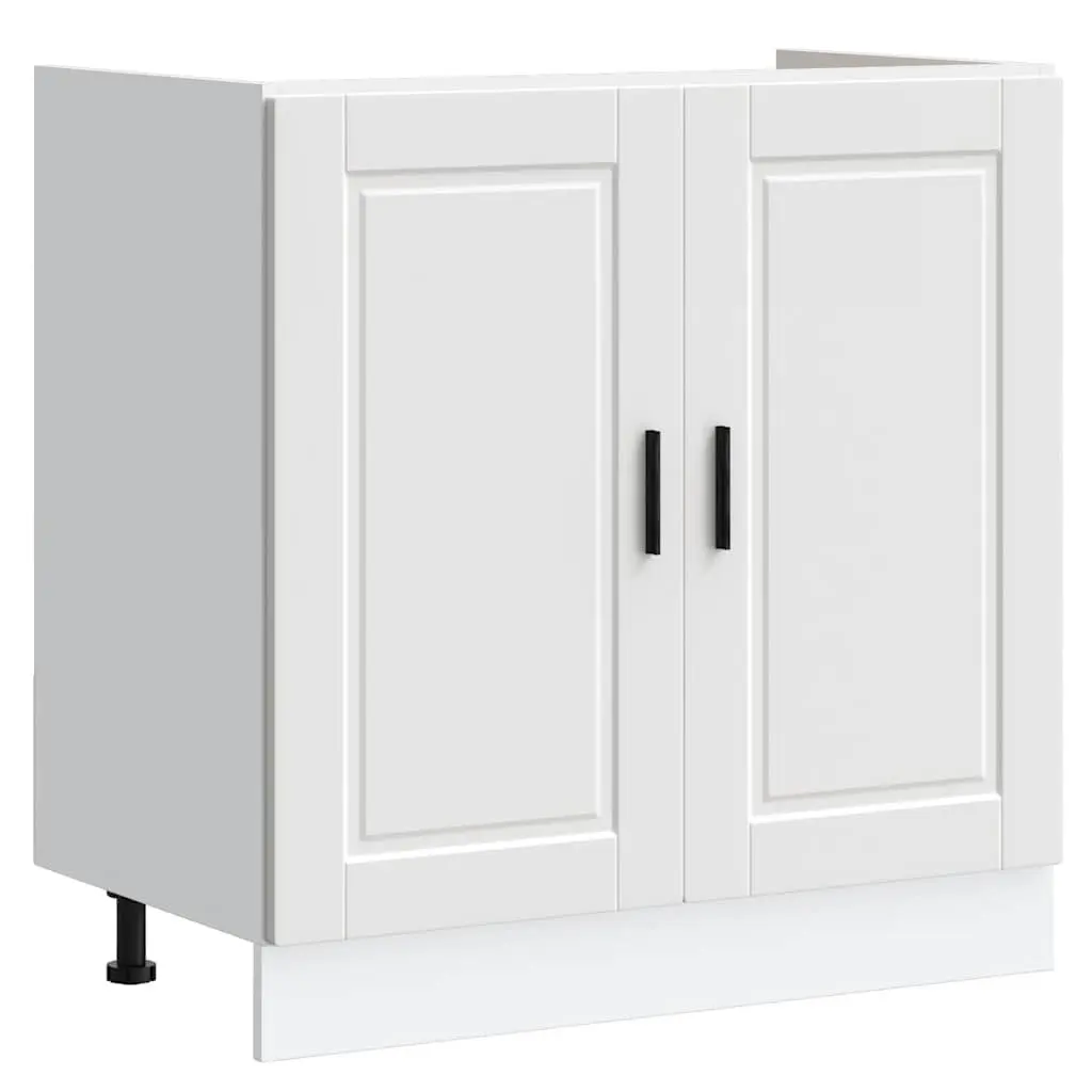Sink Base Cabinet Engineered Wood 80W x 46D x 81.5H cm White
