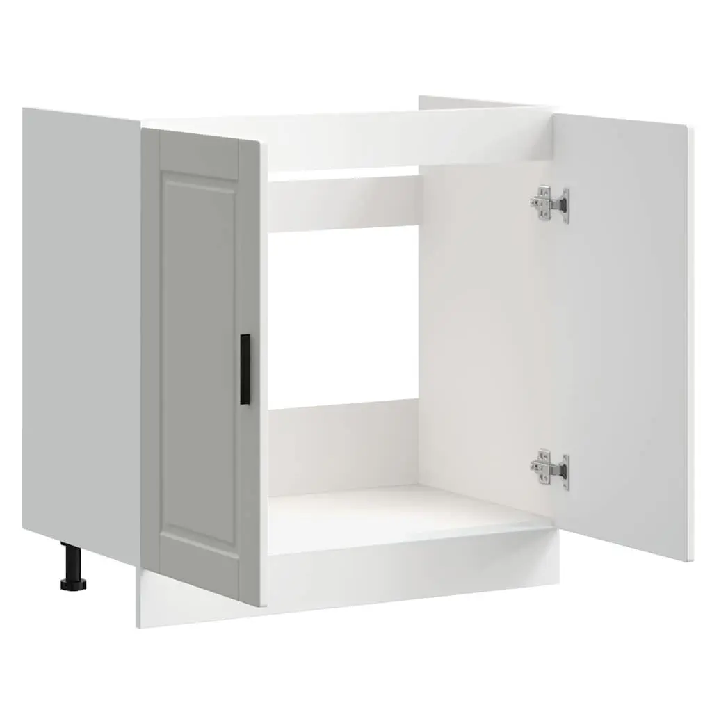 Sink Base Cabinet Engineered Wood 80W x 46D x 81.5H cm White