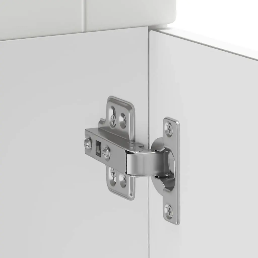 Kitchen Base Cabinet Engineered Wood White Adjustable Feet