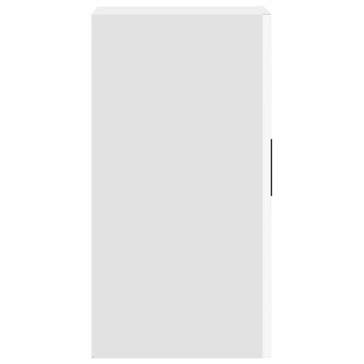 Wall Cabinet Engineered Wood White Mounted Storage Organizer