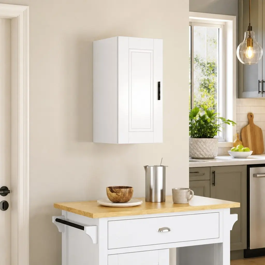 Wall-Mounted Cabinet for Kitchen Organization