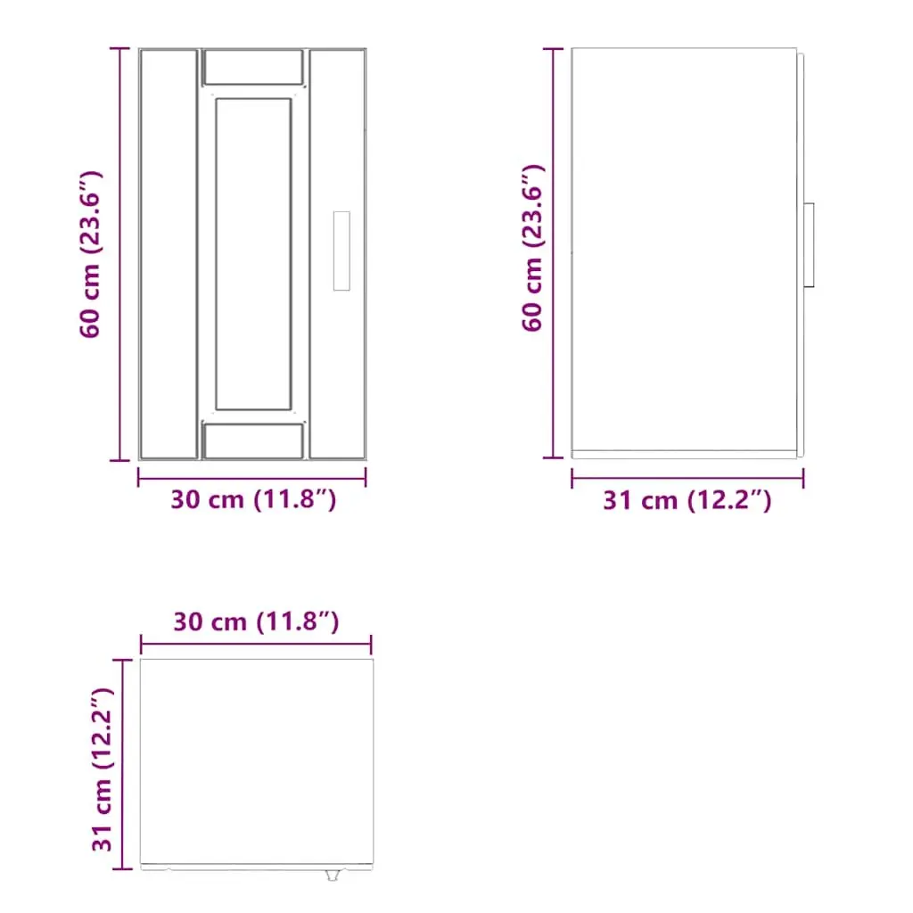 Wall-Mounted Cabinet for Kitchen Organization