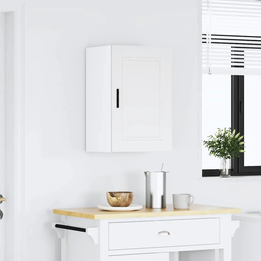 Kitchen Cabinet Engineered Wood Wall-Mounted Storage Cupboard White