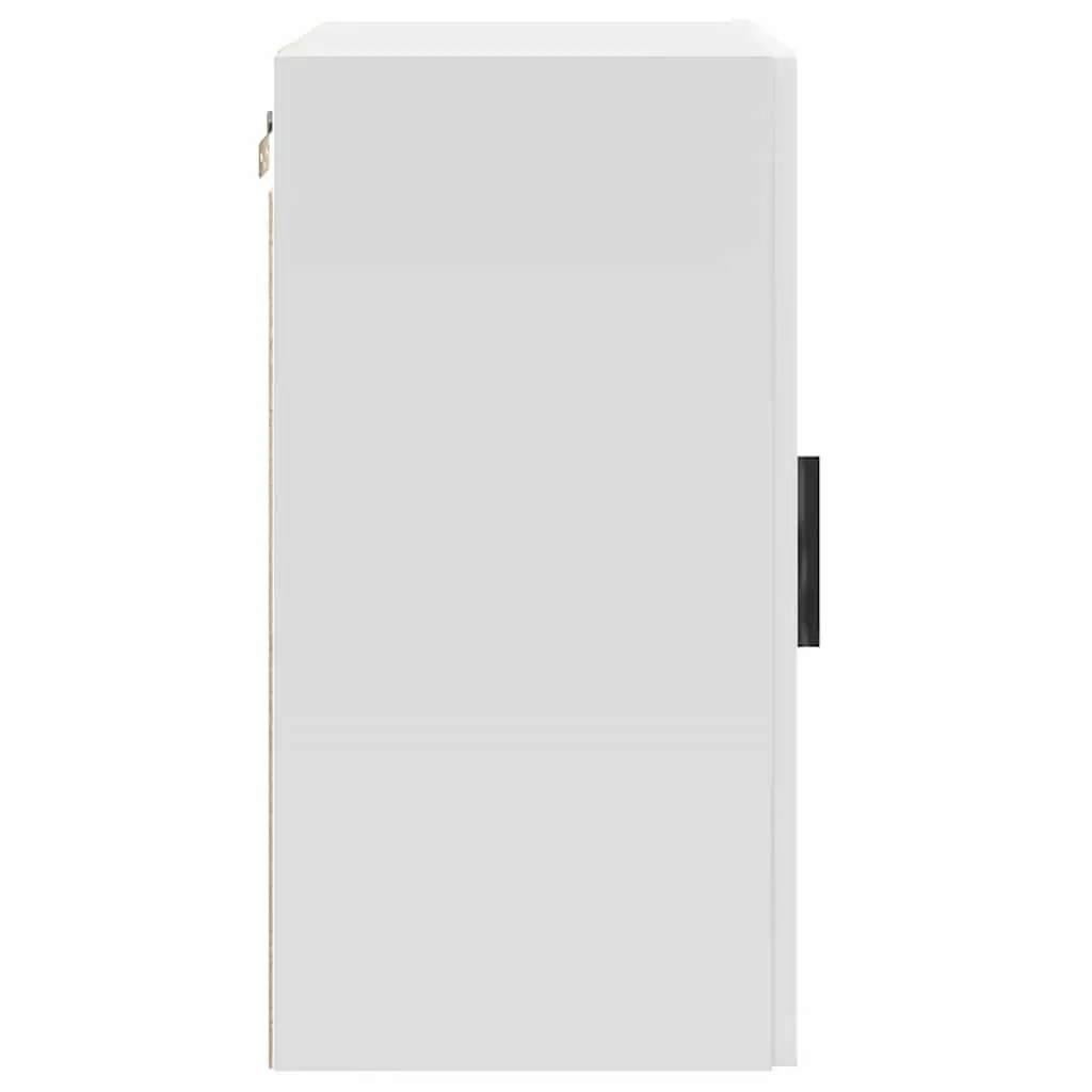 Kitchen Wall Cabinet White Engineered Wood Storage Cupboard Door Mounted