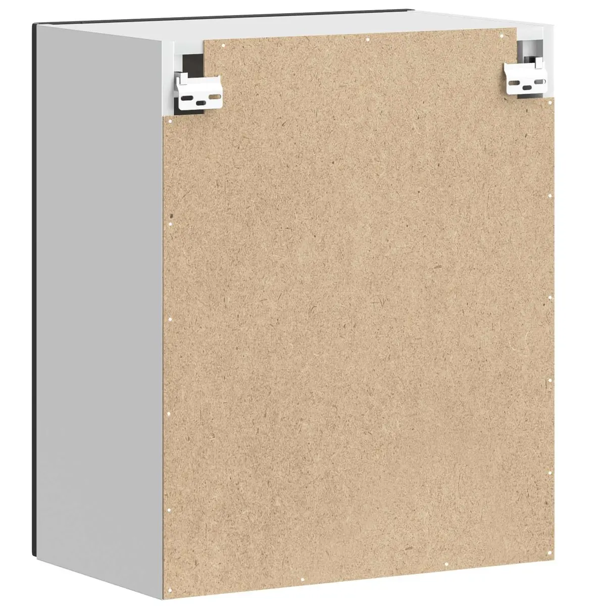 Wall-mounted Kitchen Storage Cabinet with Door Engineered Wood White