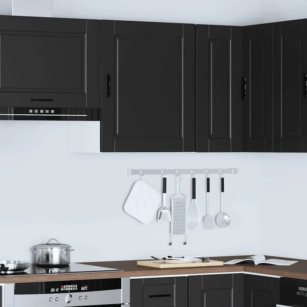 Wall-mounted Kitchen Storage Cabinet with Door Engineered Wood White